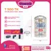 tangki air tirta 500 liter tanpa kaki stainless steel