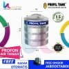 tangki air stainless steel ps 8000 profon profil tank tanpa kaki