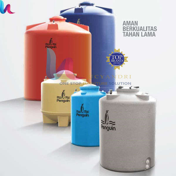 tangki air kimia tb 1000 penguin 11000 liter biru tua