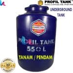 tangki air tanam tda 550 liter profil tank