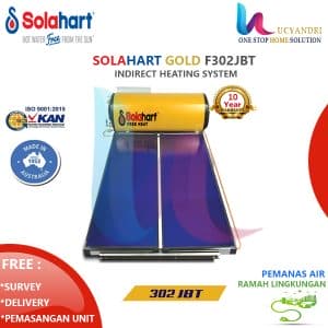 solar water heater 300 liter solahart gold f 302 jbt