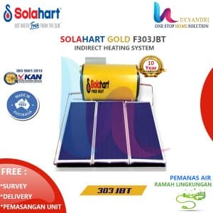 solar water heater 300 liter solahart gold f 303 jbt