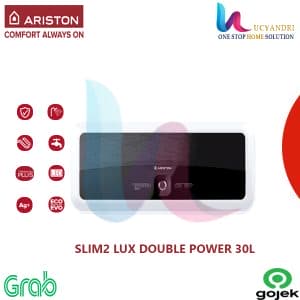 water heater ariston slim2 lux double power 30 liter lucyandri