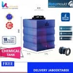 tangki air kimia penguin te 50 biru tua