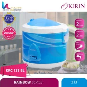 rice coocker kirin krc 138 bl kapasitas 2 liter