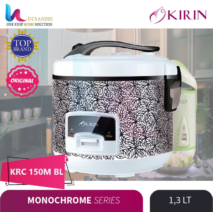 rice coocker kirin krc 150 wh kapasitas 1,3 liter rice coocker kirin krc 150 m bl kapasitas 1,3 liter