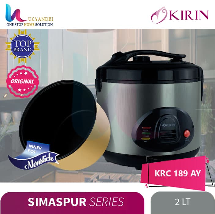 rice coocker kirin krc 189 ay kapasitas 2 liter 2 rice coocker kirin krc 189 ay kapasitas 2 liter 2