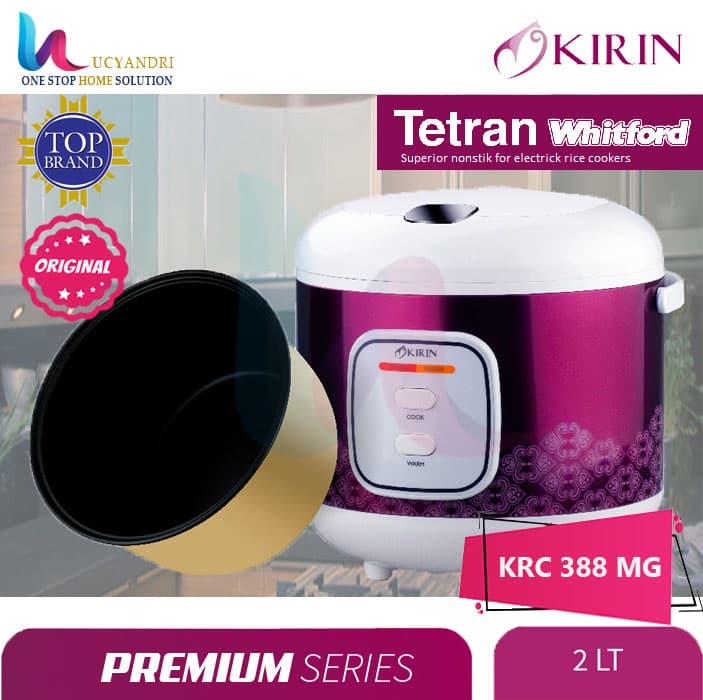 rice coocker kirin krc 388 mg kapasitas 2 liter rice coocker kirin krc 388 mg kapasitas 2 liter