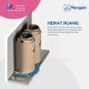 tangki air penguin tm efisien ruang