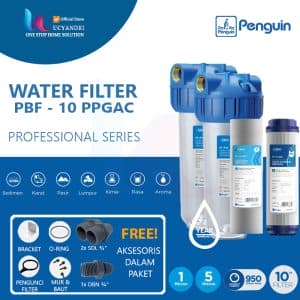 paket filter air penguin pbf 10 pp gac profesional series