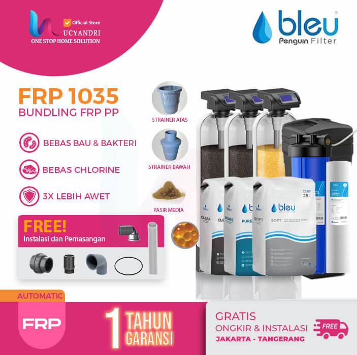 paket filter air penguin frp 1035 resin carbon mangan brine tank pbf 20 pp paket filter air penguin frp 1035 resin carbon mangan pbf 20 pp