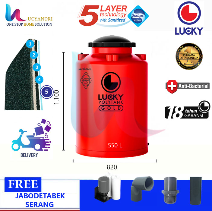 tangki air lucky lgab 550 oren tangki air lucky lgab 550 oren