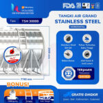 tangki air grand stainless steel tsh 30000 liter
