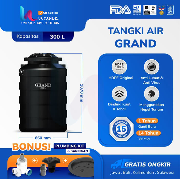 tangki air grand gbl 300 liter tangki air grand gbl 300 liter