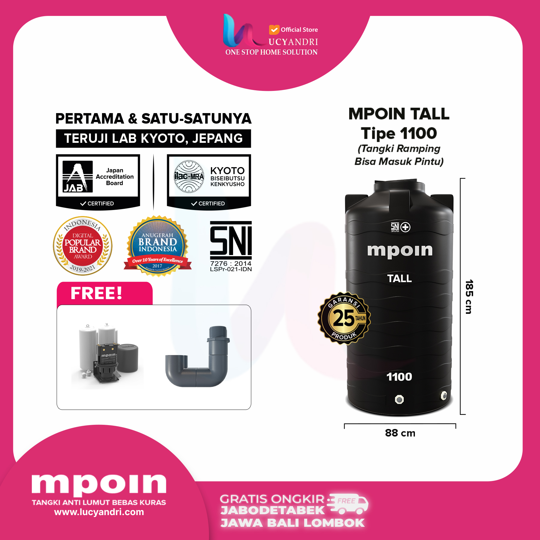 tangki air mpoin plus 1100 tall hitam tangki air mpoin plus 1100 tall hitam