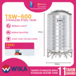 Tangki Air WIKA TSW600 6000 Liter | Toren Air Wika 6000 Liter Stainless Steel – Produk Original | Premium & Tahan Lama